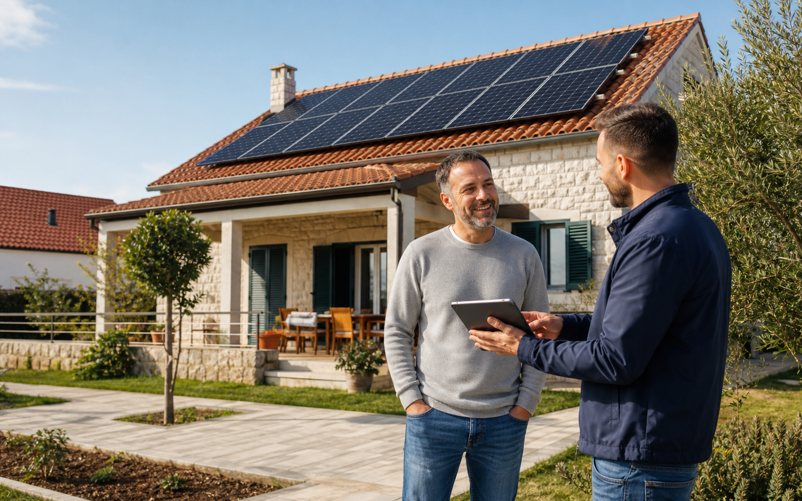 Obiteljska kuća sa solarnim panelima kao rješenje za manji račun za struju